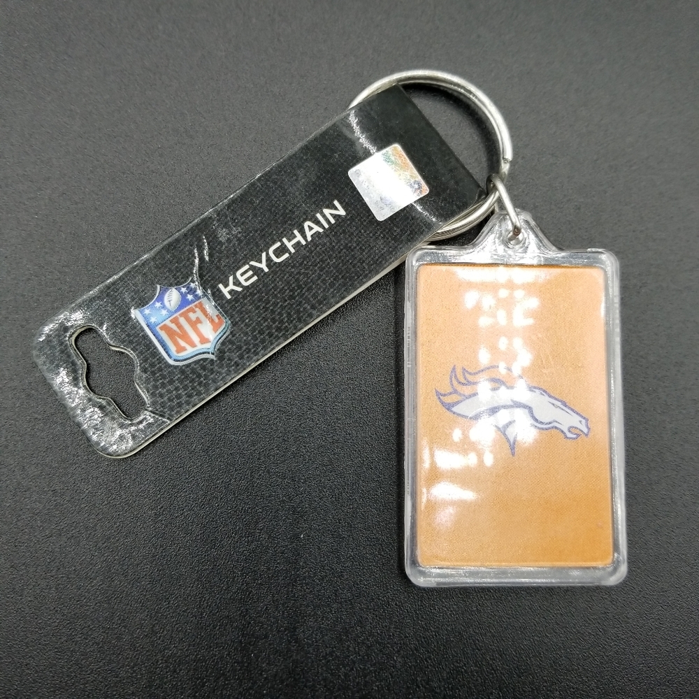 Denver Broncos Small Keychain NFL Fan Shop Fan Gear Football New